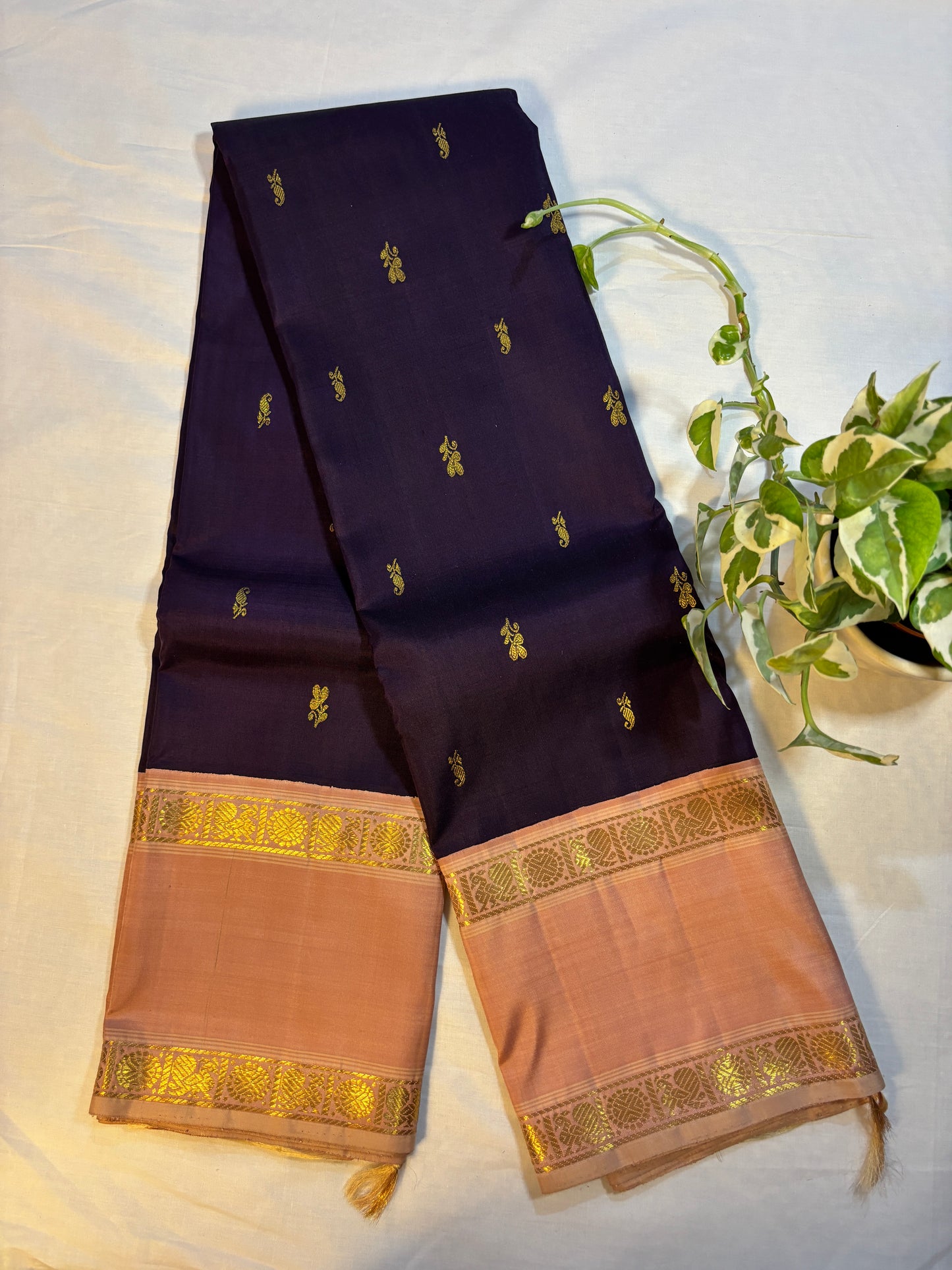 Kajivaram Silk Saree( purple)