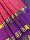 Kajivaram Silk Saree (orange and pink)