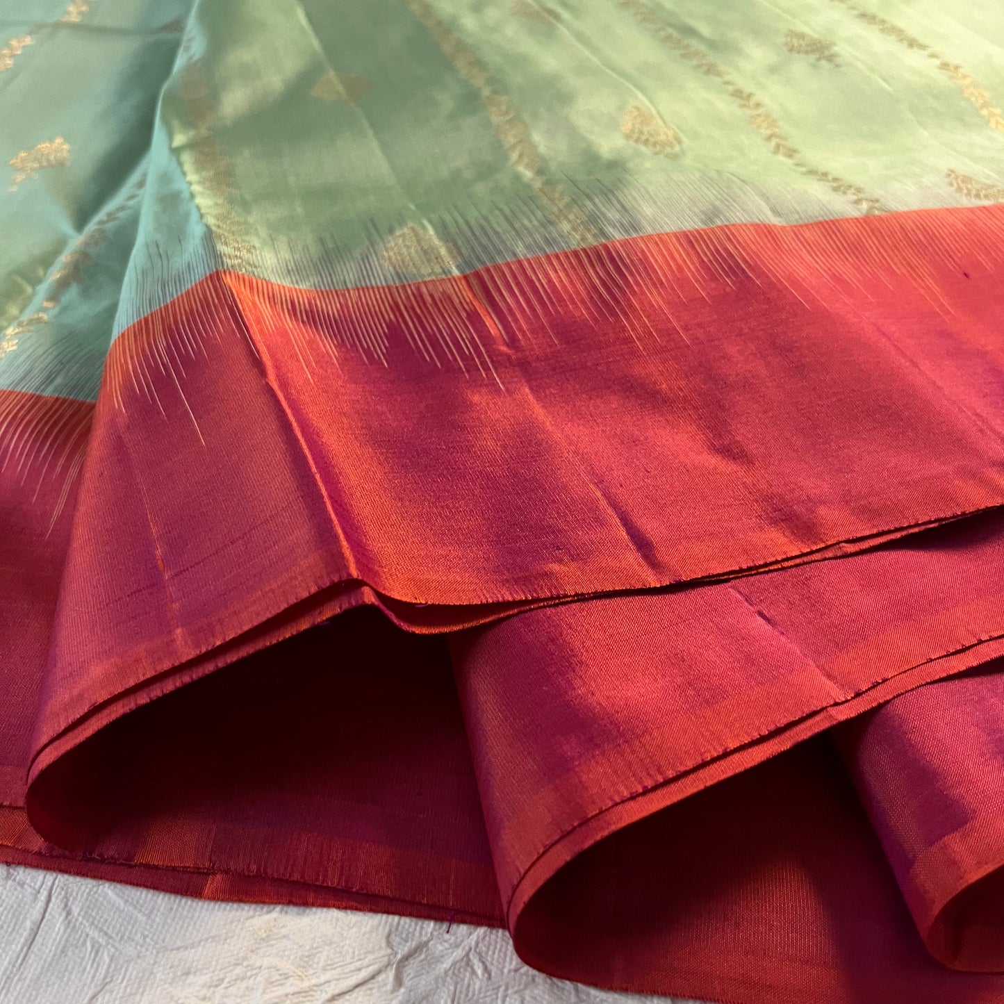 Kajivaram Silk Saree (sea green)