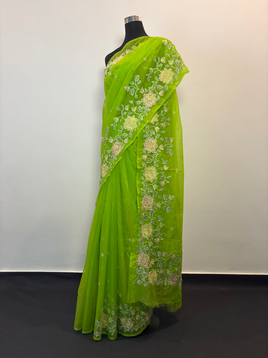 Blush Elegance in Organza