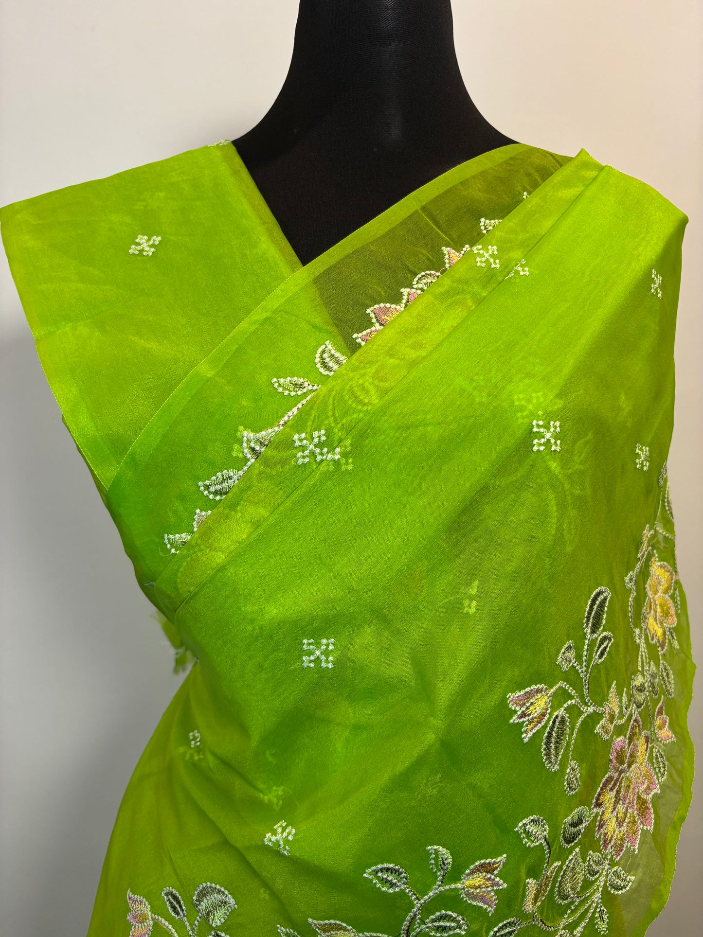 Blush Elegance in Organza