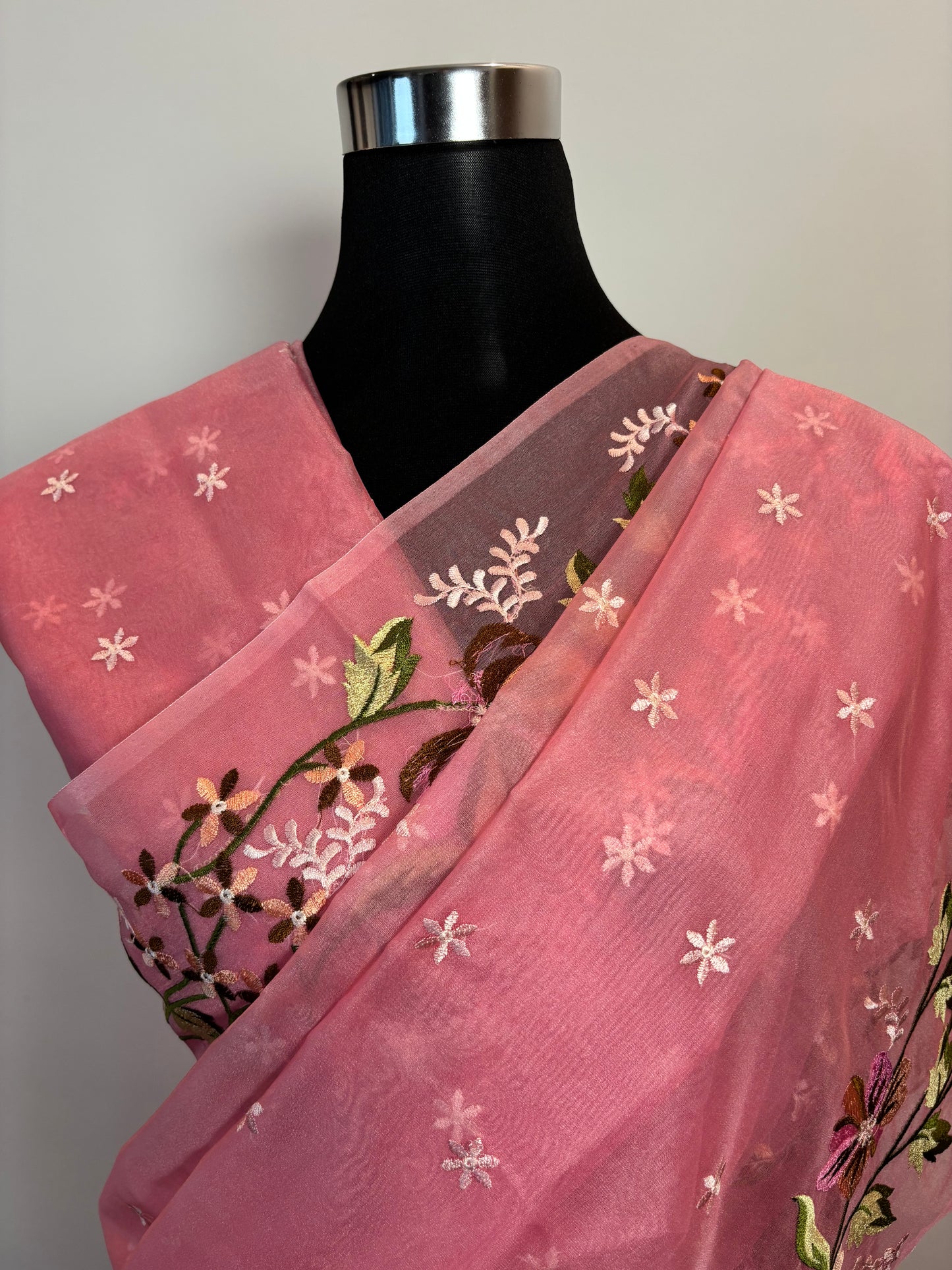 Blush Elegance in Organza