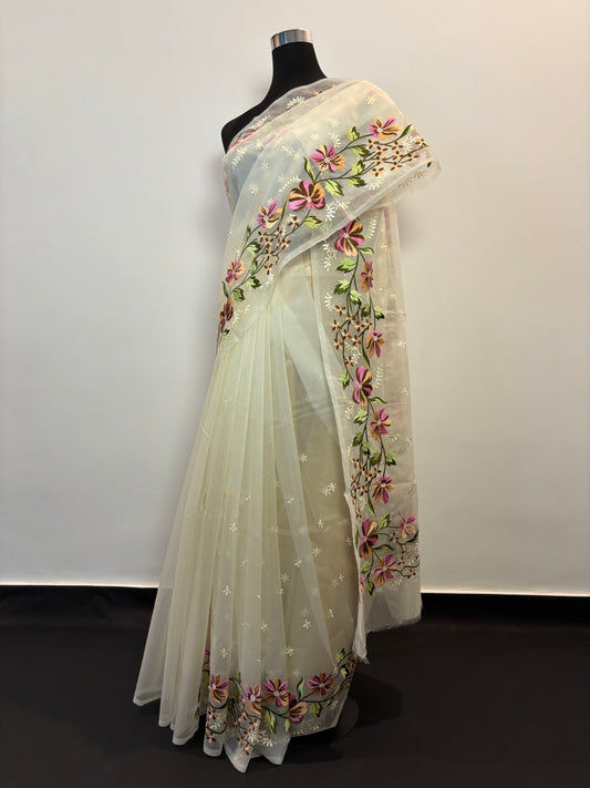 Blush Elegance in Organza