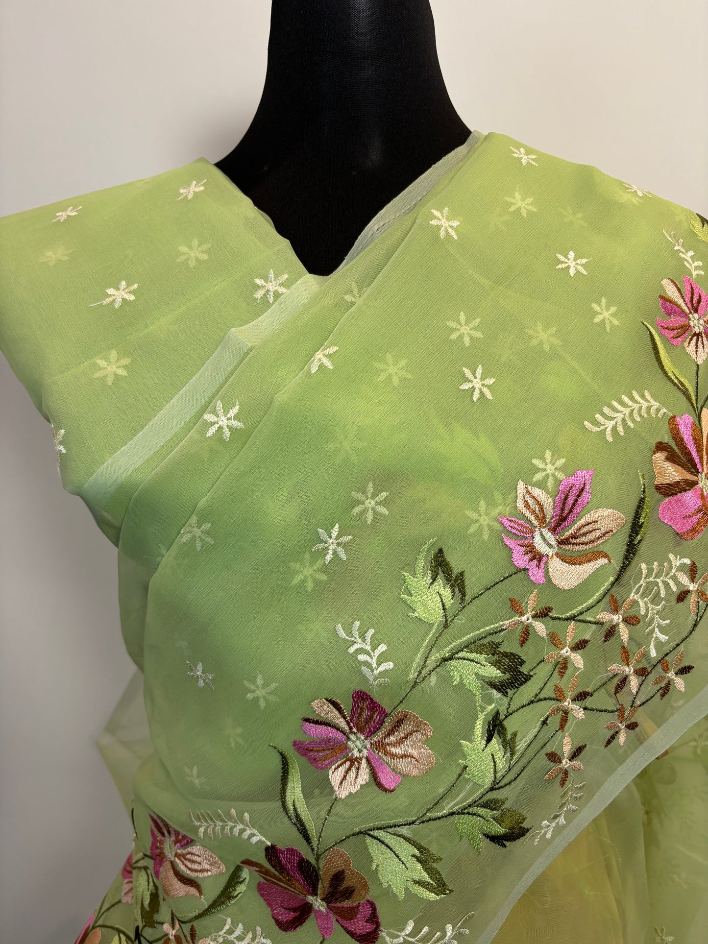 Blush Elegance in Organza