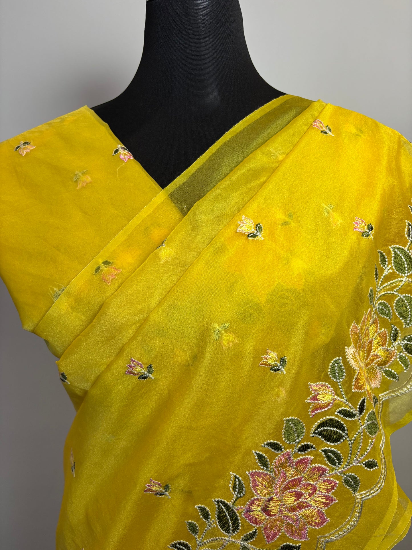 Blush Elegance in Organza