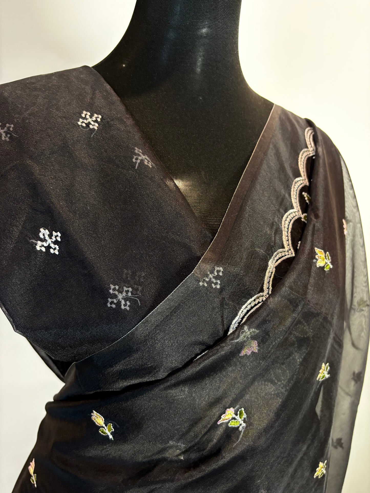 Blush Elegance in Organza