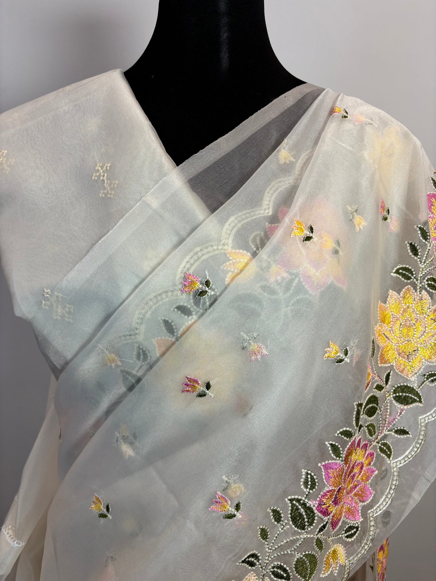 Blush Elegance in Organza