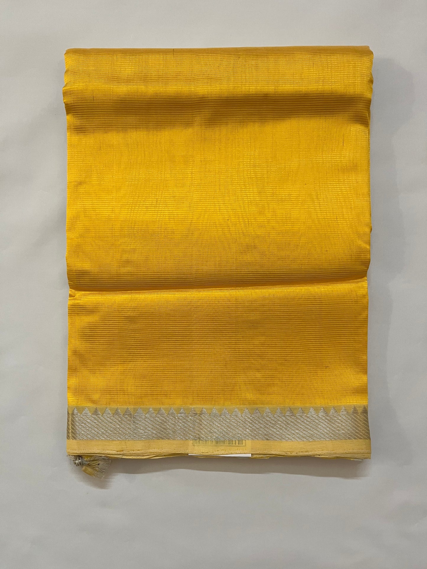 Magalgiri cotton Silk Saree - DEEP YELLOW