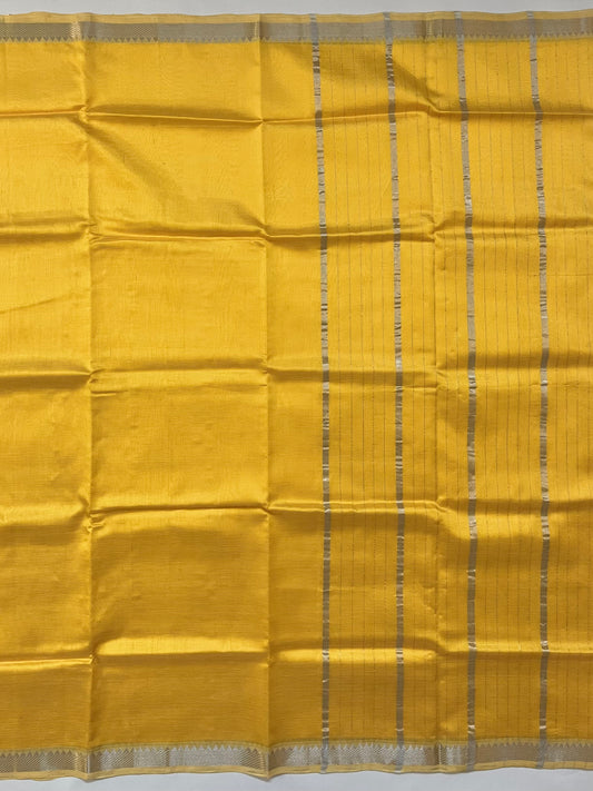 Magalgiri cotton Silk Saree - DEEP YELLOW