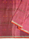 pure Linen sareee(RED)