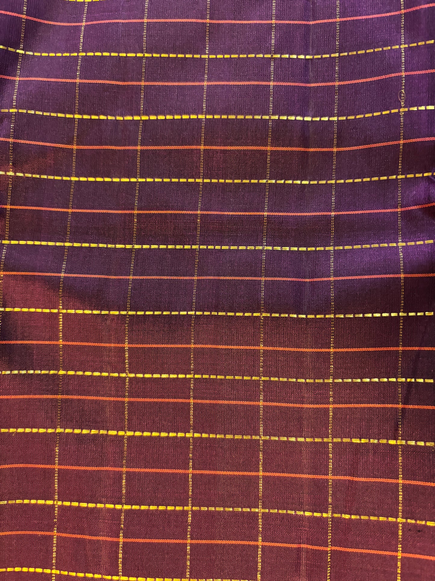 Kajivaram Silk Saree(deep purple)