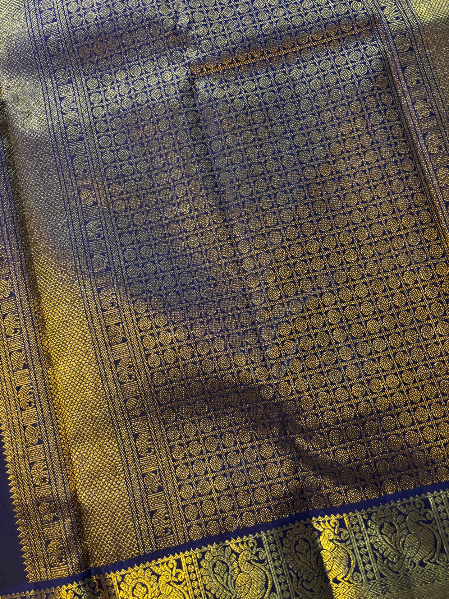 Kajivaram Silk Saree ( turquoise blue)