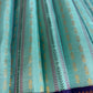 Kajivaram Silk Saree ( turquoise blue)