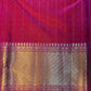 Kajivaram Silk Saree (magenta pink )