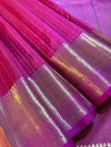 Kajivaram Silk Saree (magenta pink )