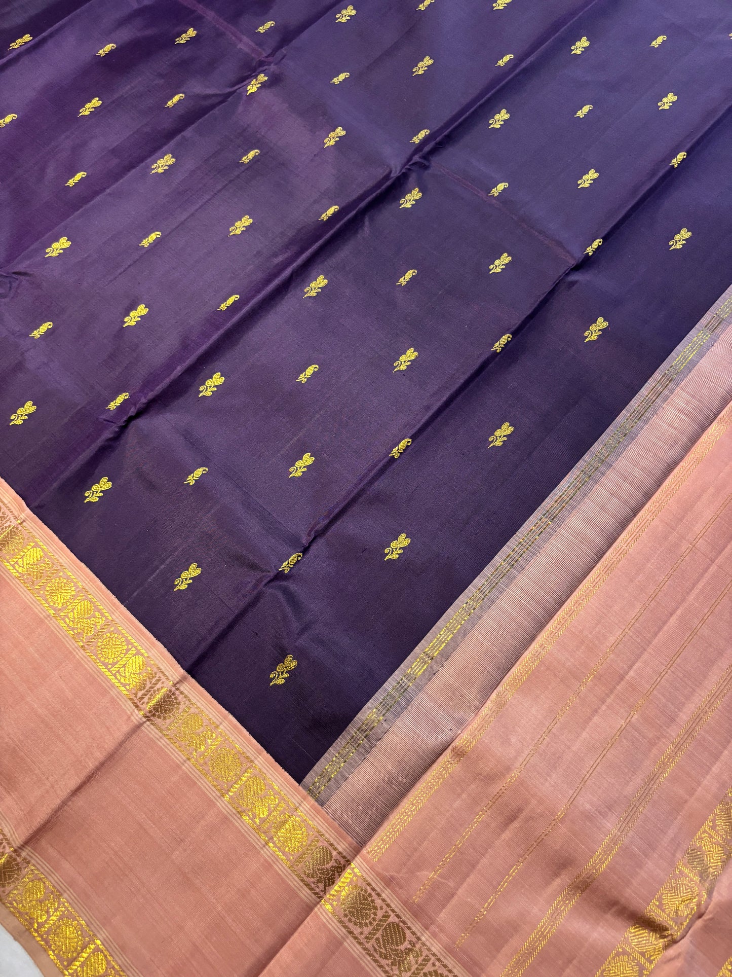 Kajivaram Silk Saree( purple)