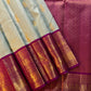 Kajivaram Silk Saree (pastel blue)