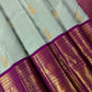 Kajivaram Silk Saree (pastel blue)