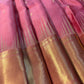 Kajivaram Silk Saree (deep pink)