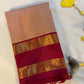 Kajivaram Silk Saree (orange striped)