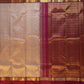 Kajivaram Silk Saree (orange striped)
