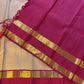 Kajivaram Silk Saree (orange striped)
