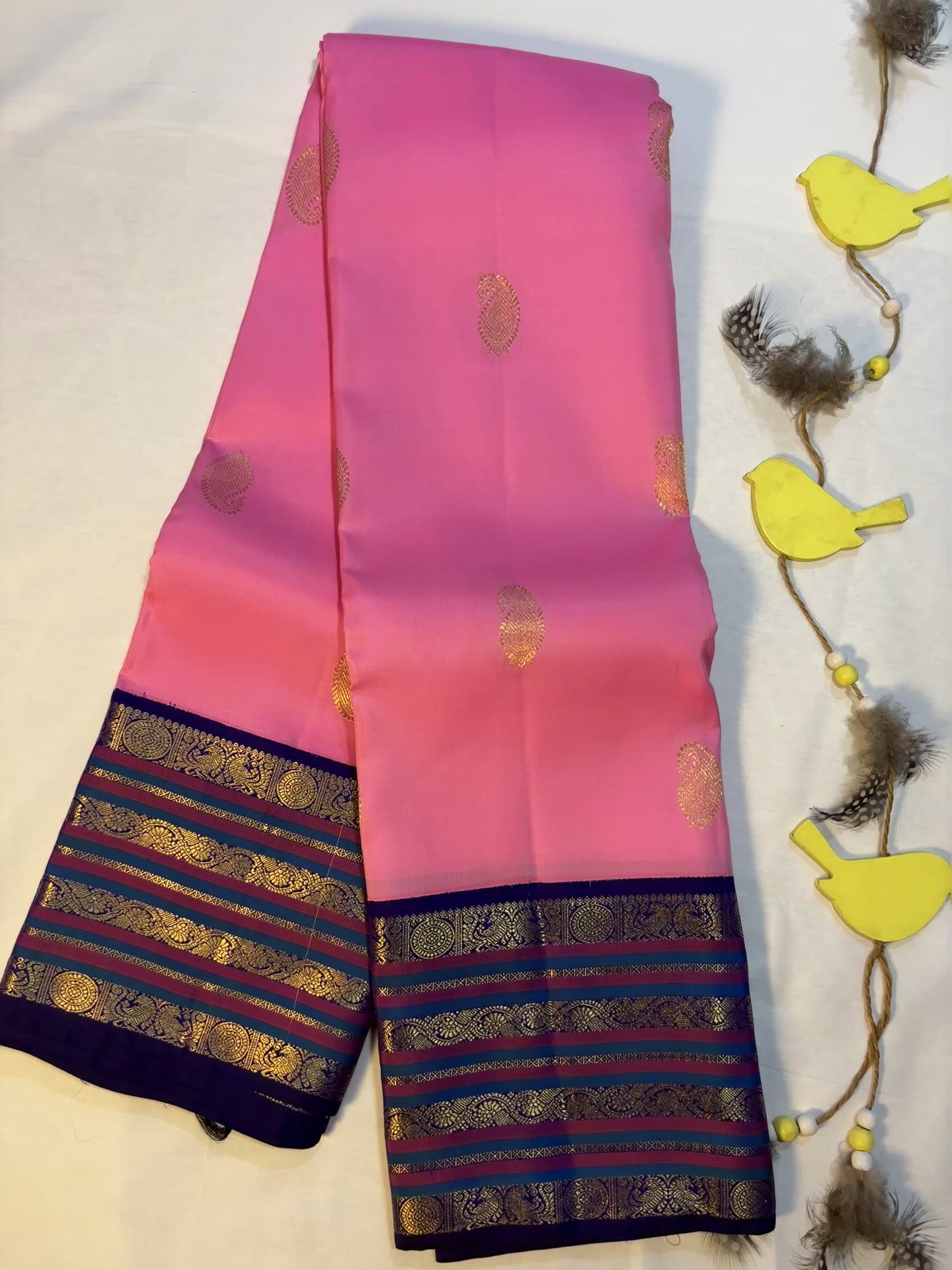 Kajivaram Silk Saree (pink)