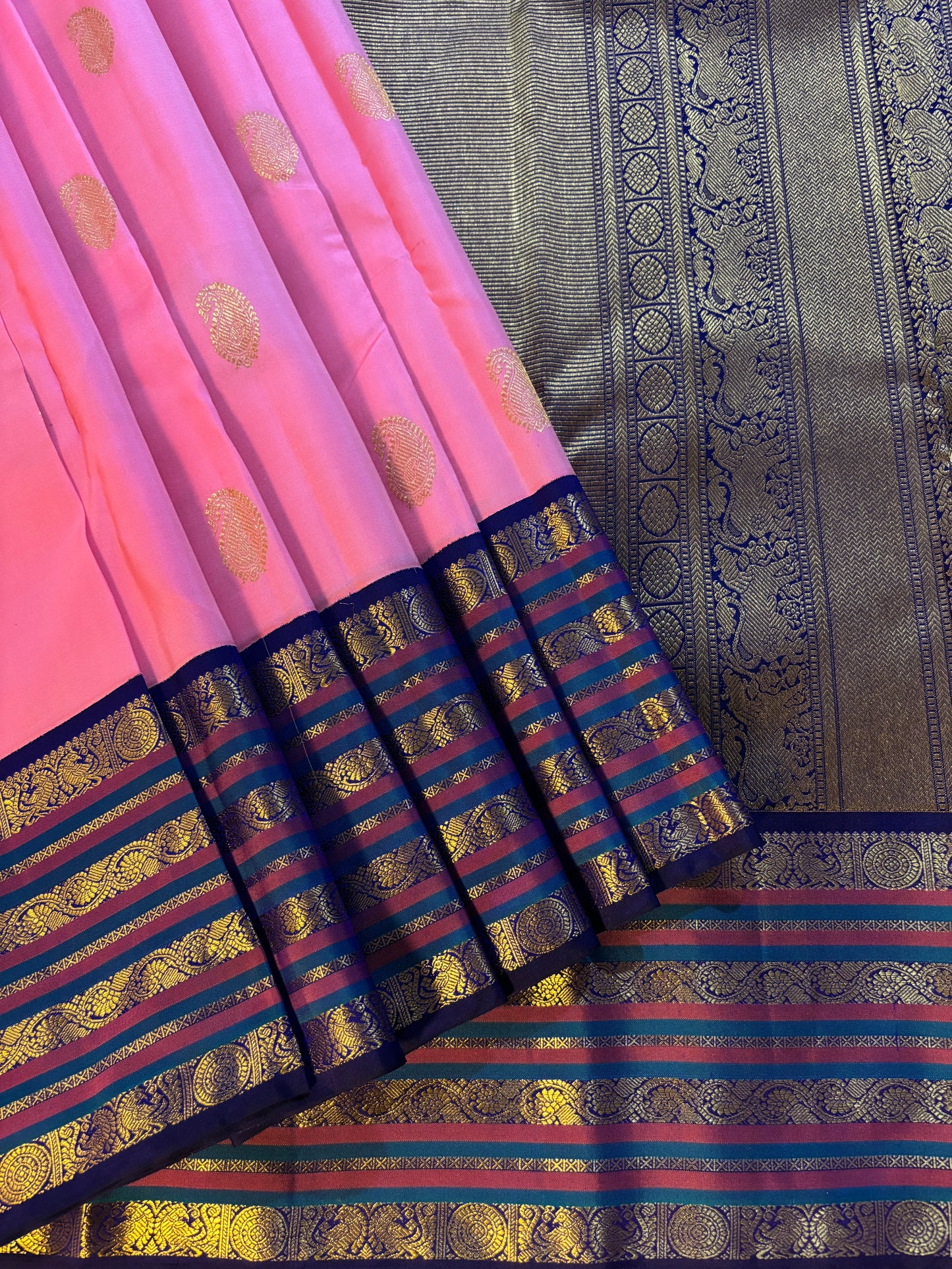 Kajivaram Silk Saree (pink)