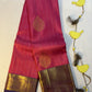 Kajivaram Silk Saree (Rani pink)