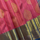 Kajivaram Silk Saree (Rani pink)