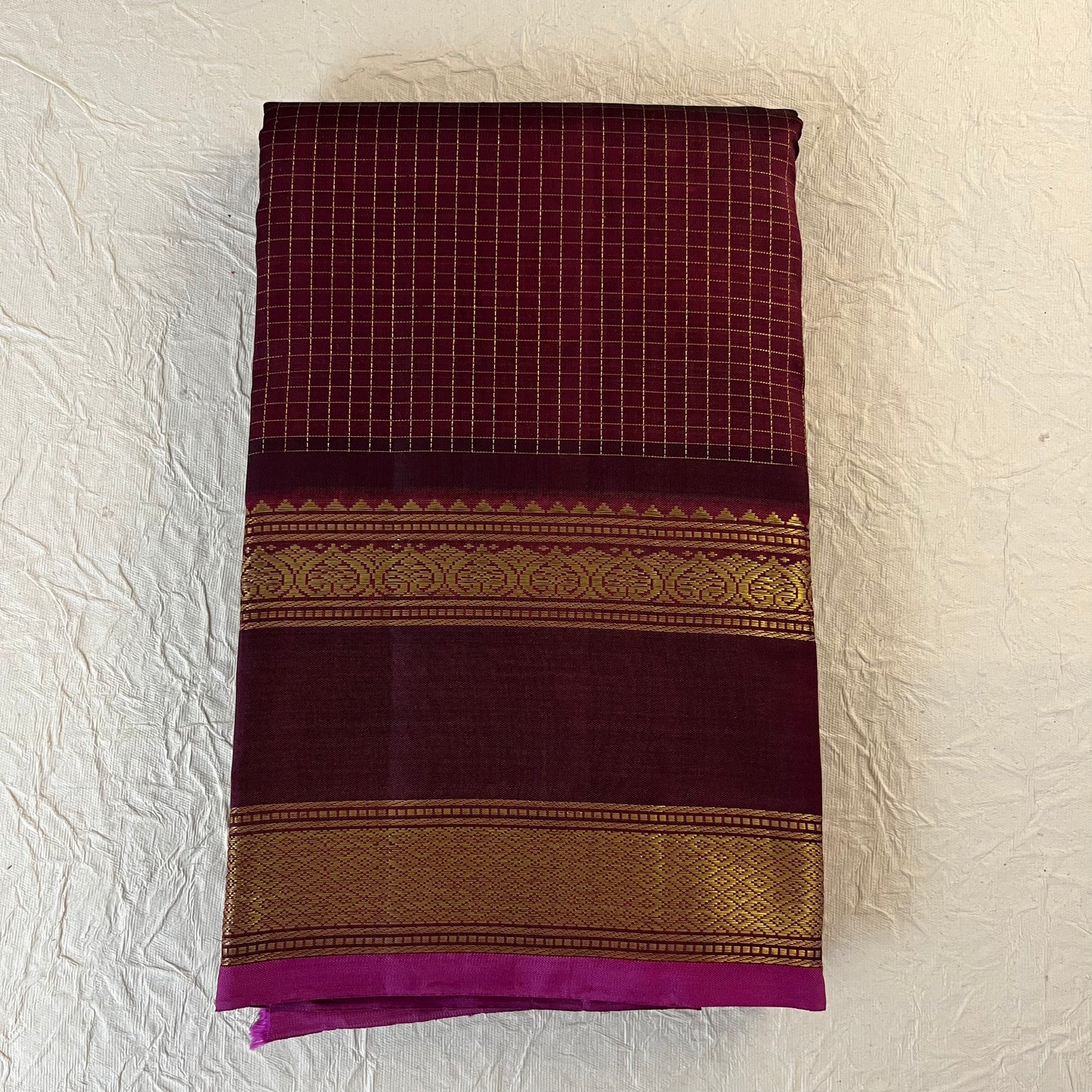 Kajivaram Silk Saree (Maroon )
