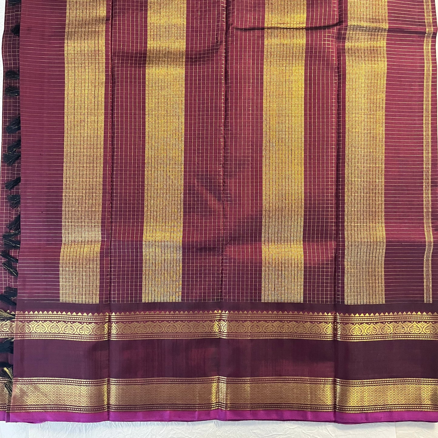 Kajivaram Silk Saree (Maroon )