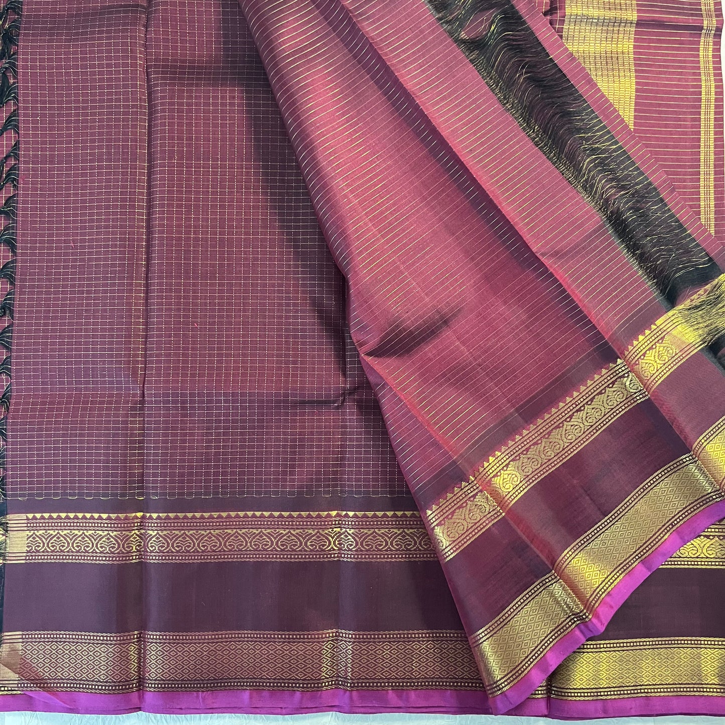 Kajivaram Silk Saree (Maroon )