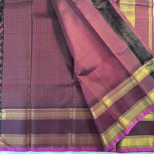 Kajivaram Silk Saree (Maroon )