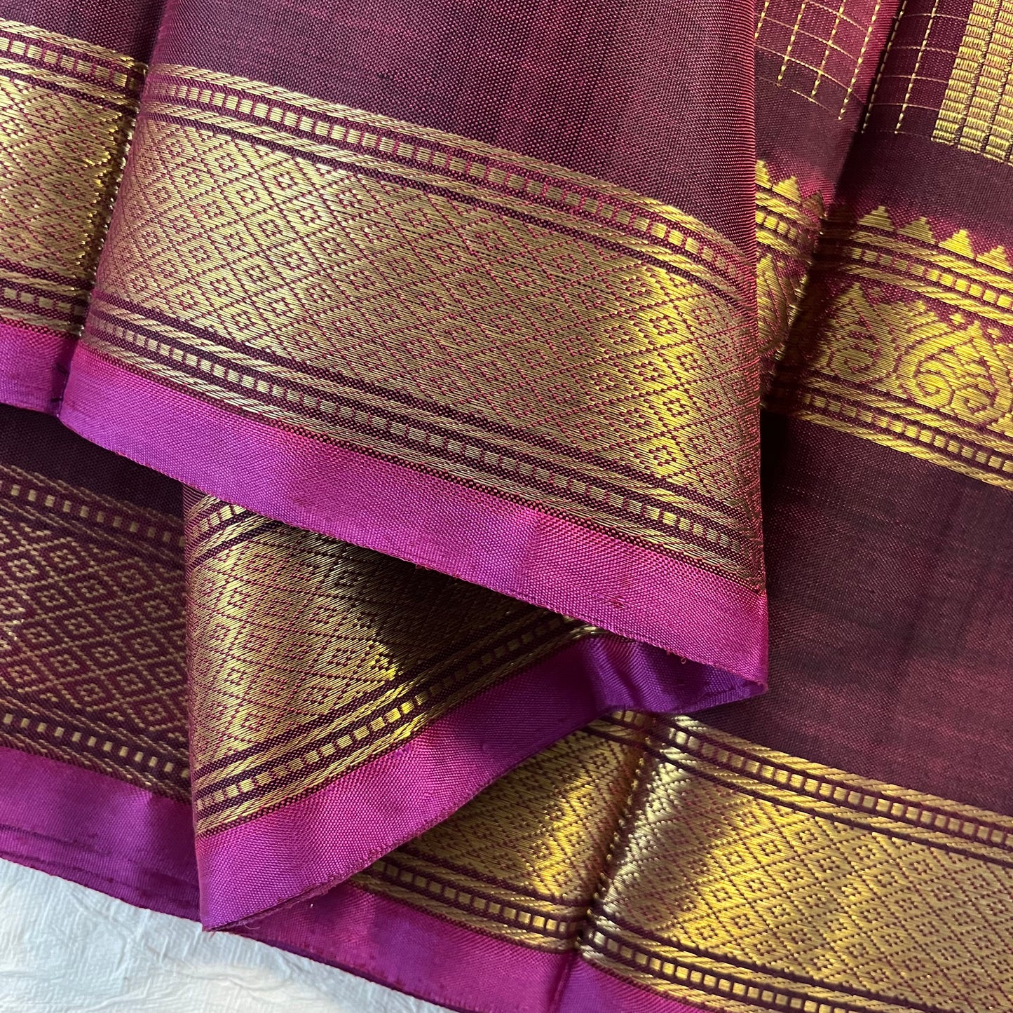 Kajivaram Silk Saree (Maroon )