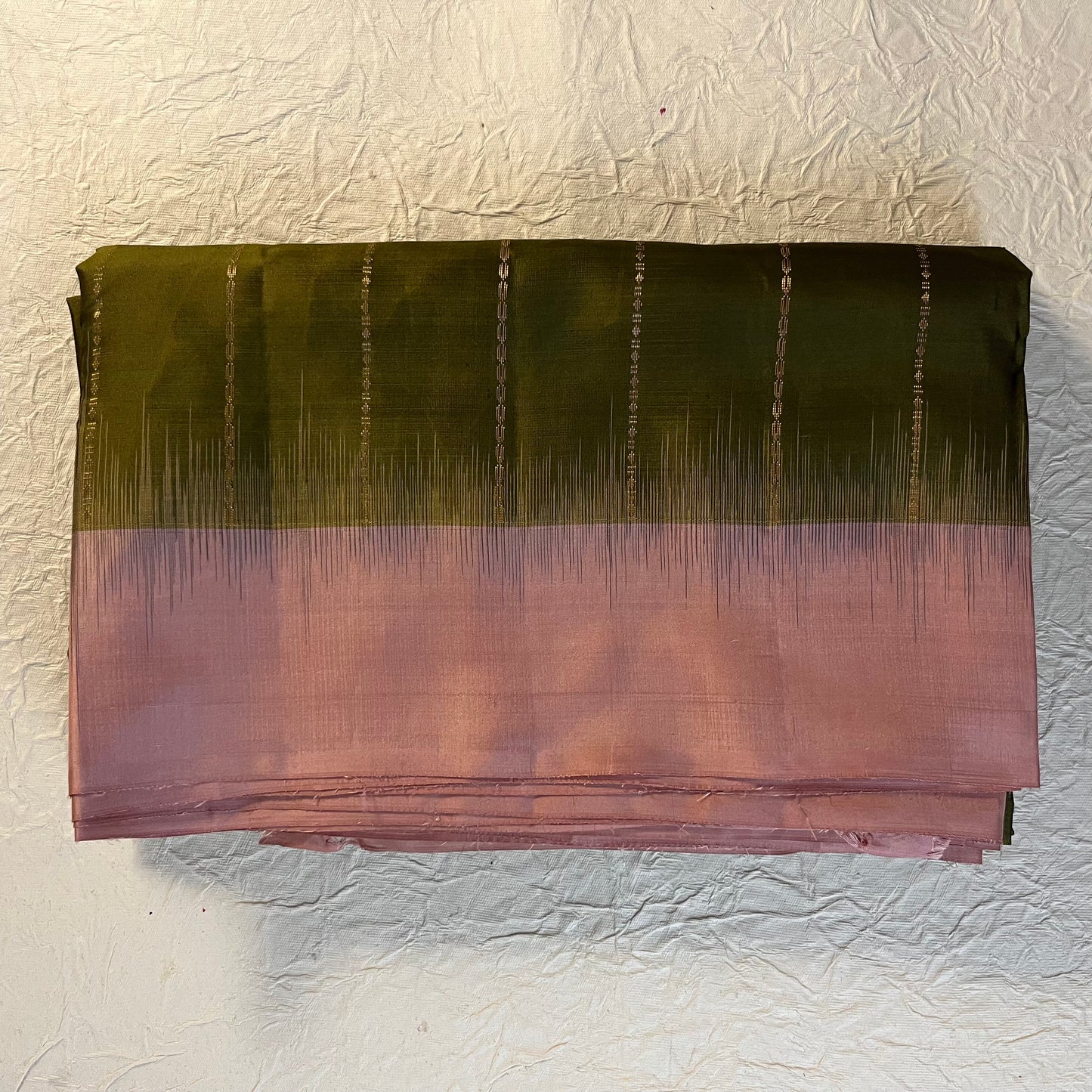 Kajivaram Silk Saree ( olive green)