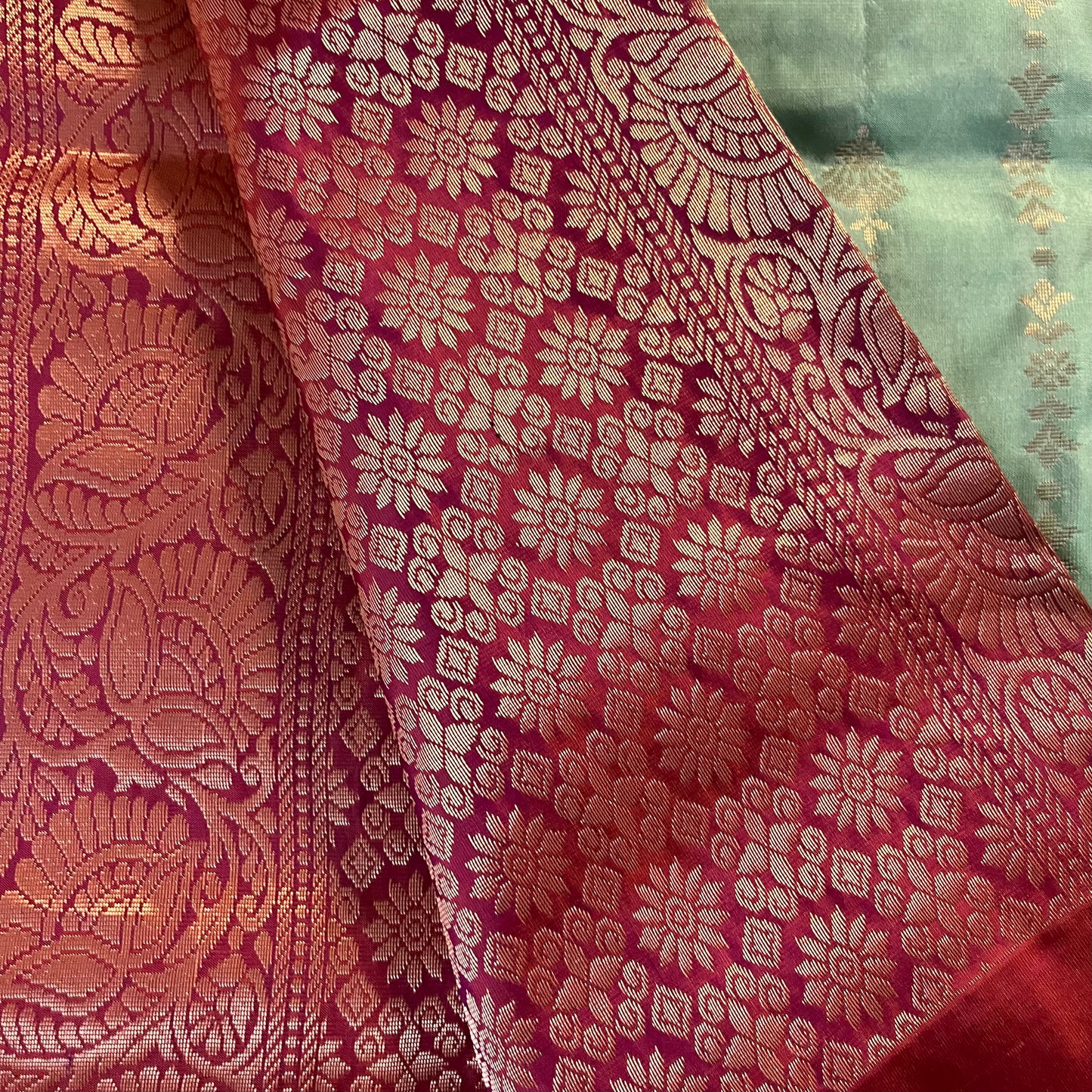 Kajivaram Silk Saree (sea green)