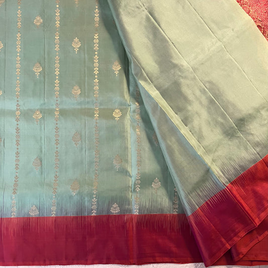 Kajivaram Silk Saree (sea green)