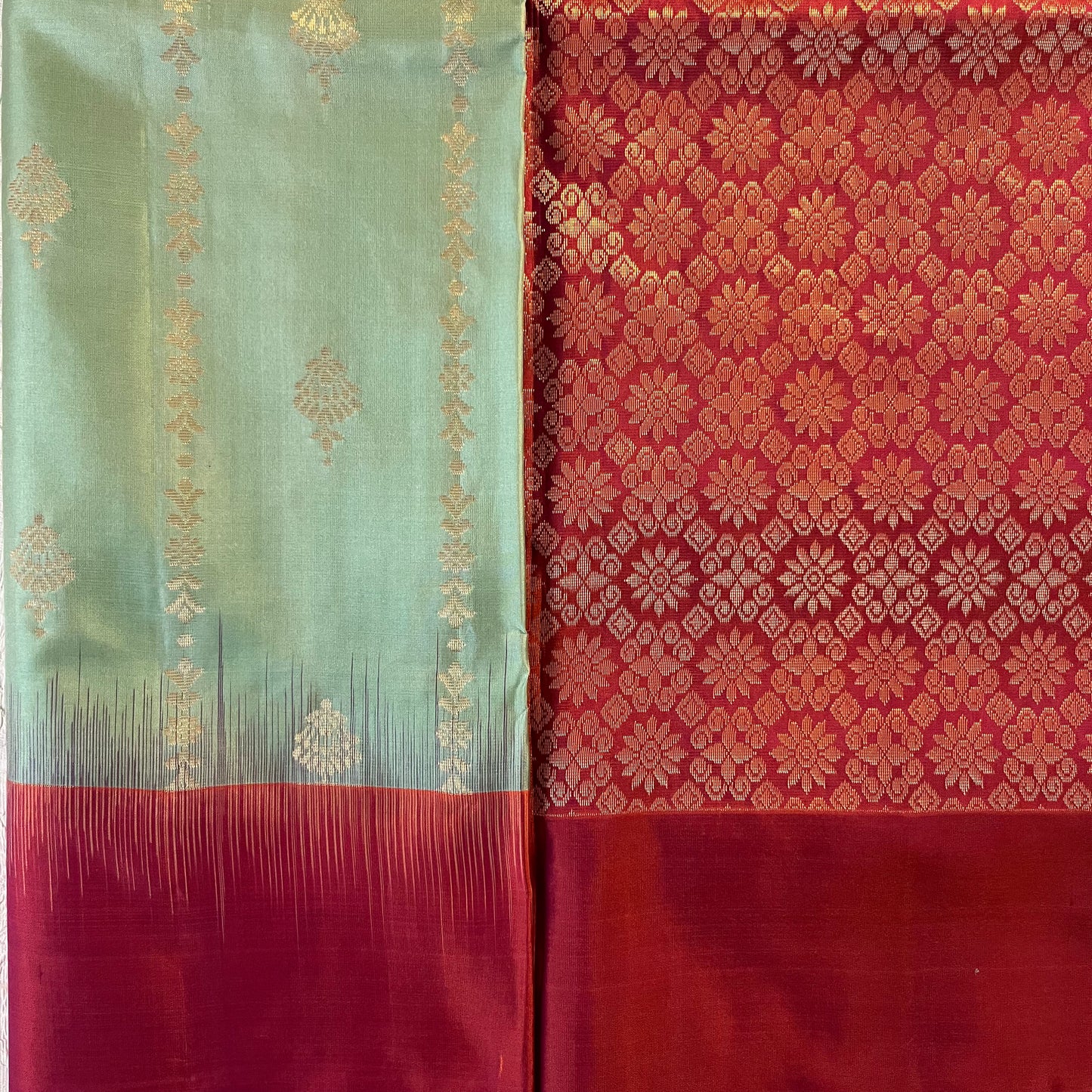 Kajivaram Silk Saree (sea green)