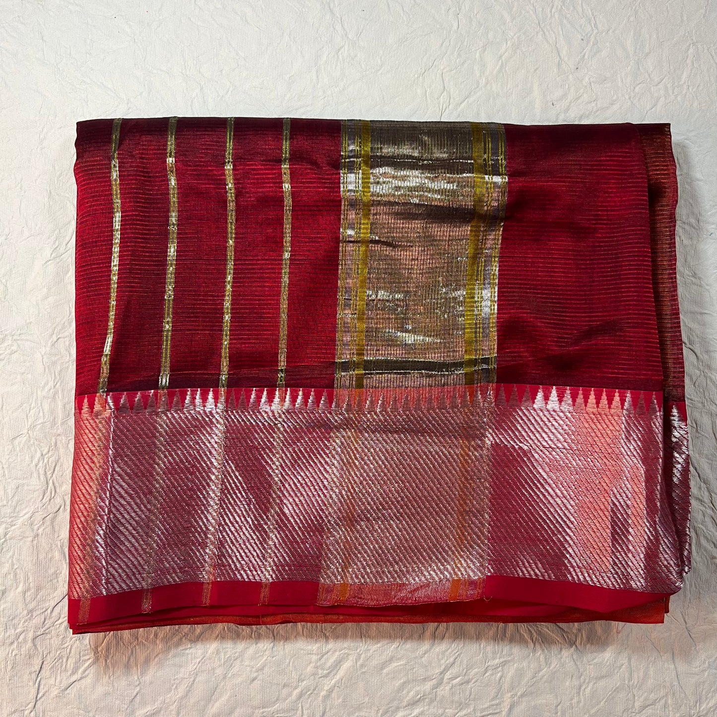 Magalgiri Silk Saree- GOLDEN