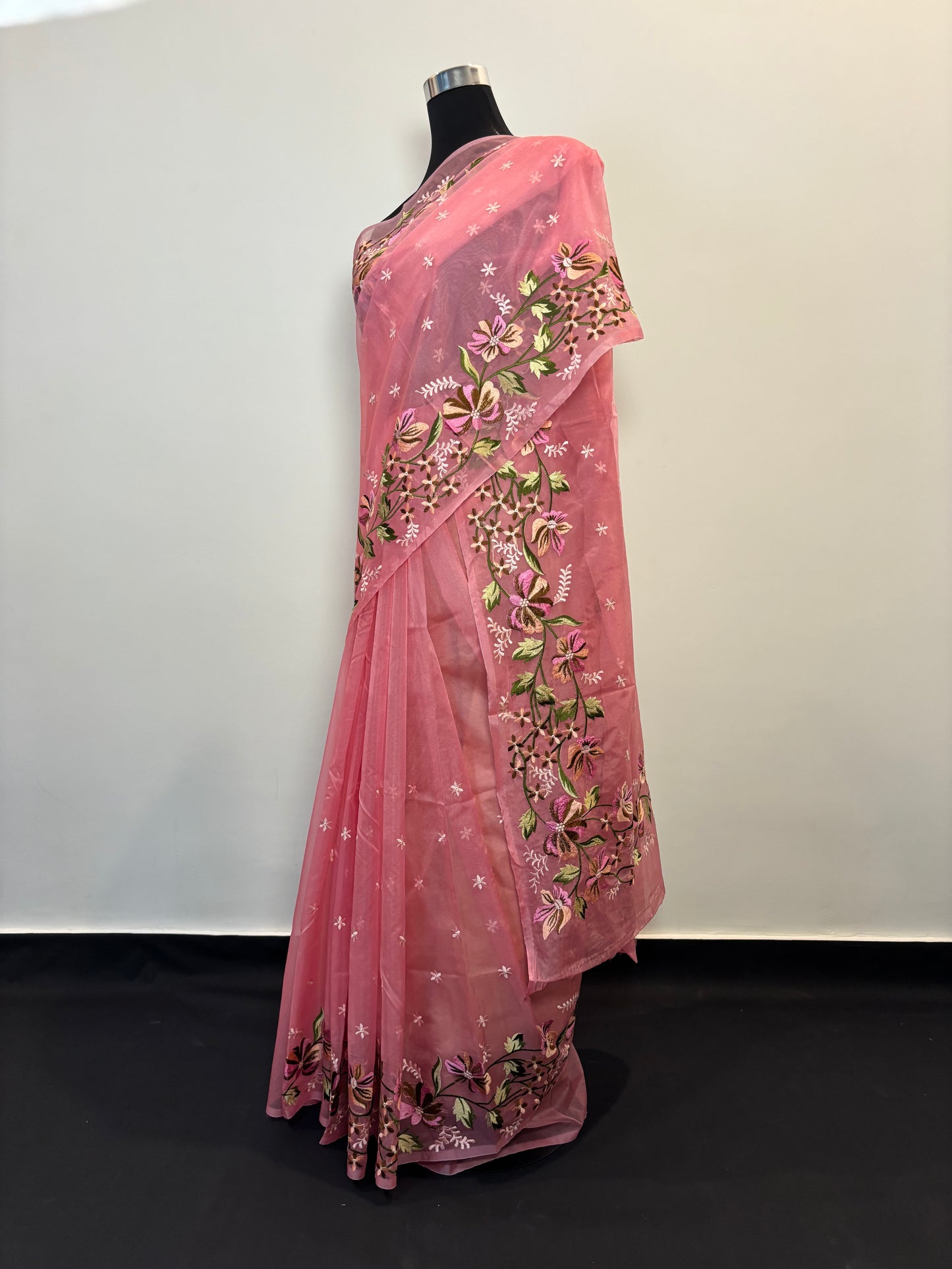 Blush Elegance in Organza