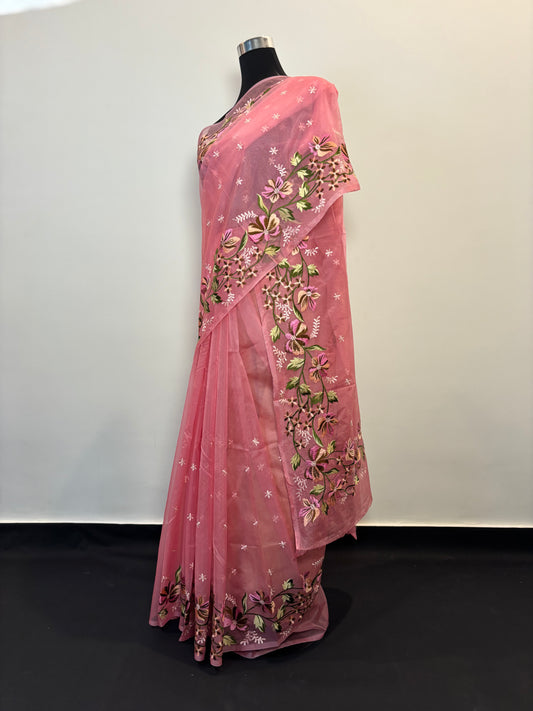 Blush Elegance in Organza