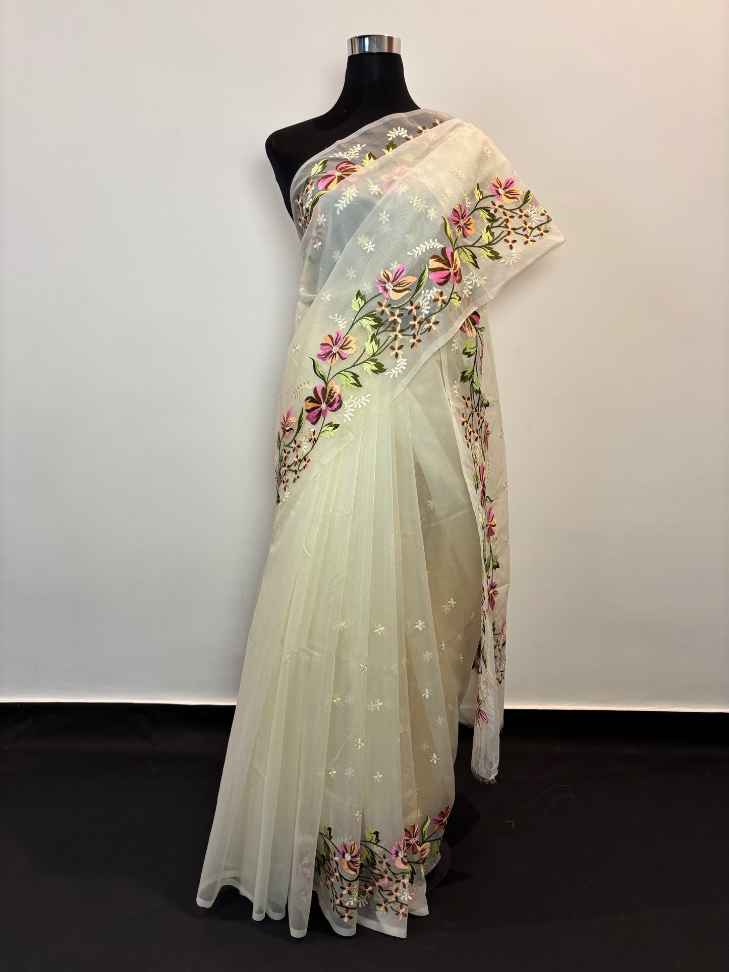 Blush Elegance in Organza