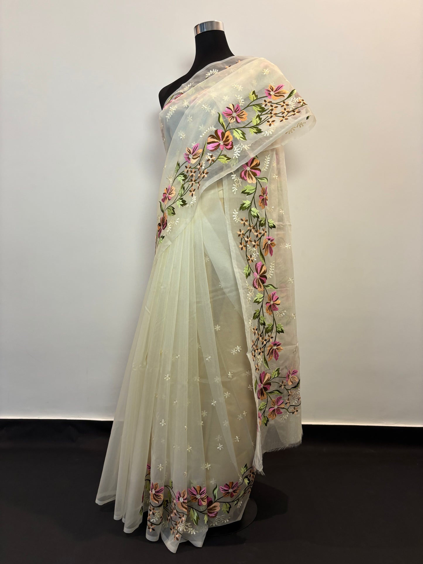 Blush Elegance in Organza