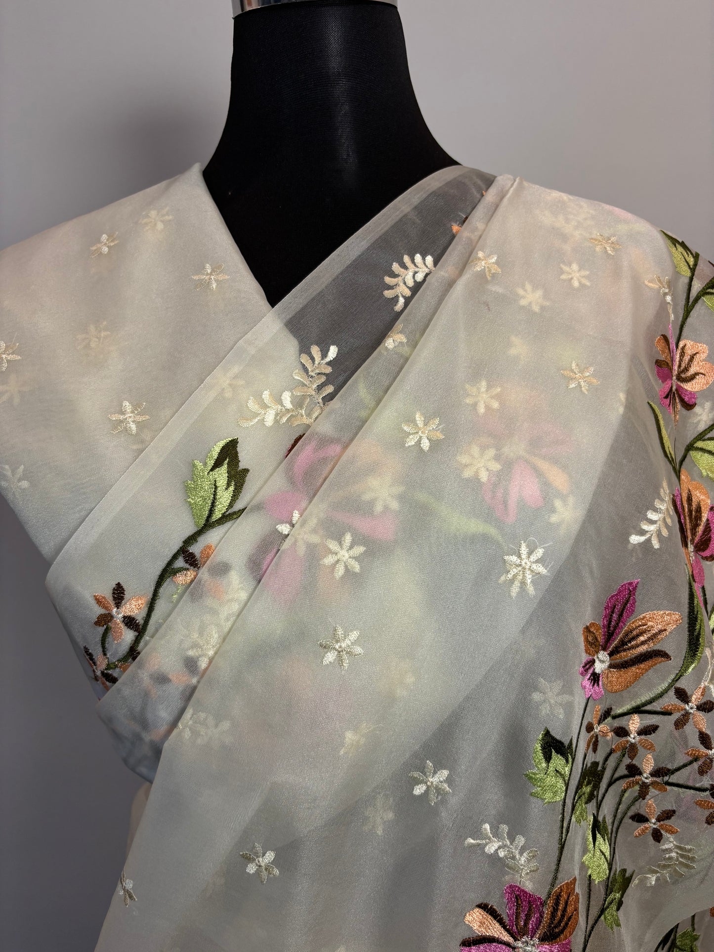 Blush Elegance in Organza