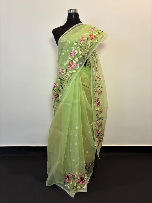 Blush Elegance in Organza