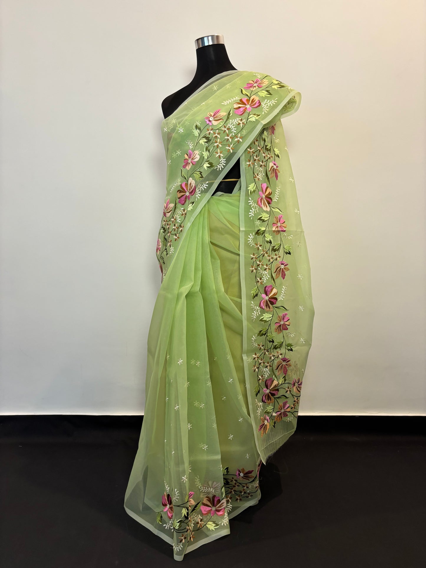 Blush Elegance in Organza