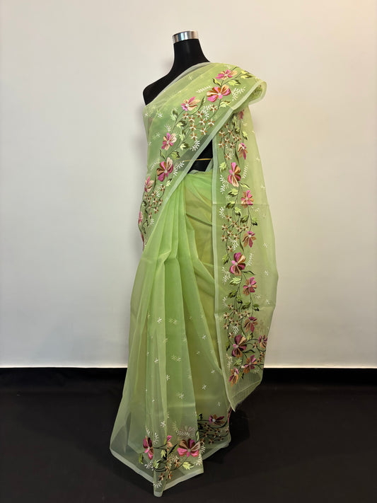 Blush Elegance in Organza