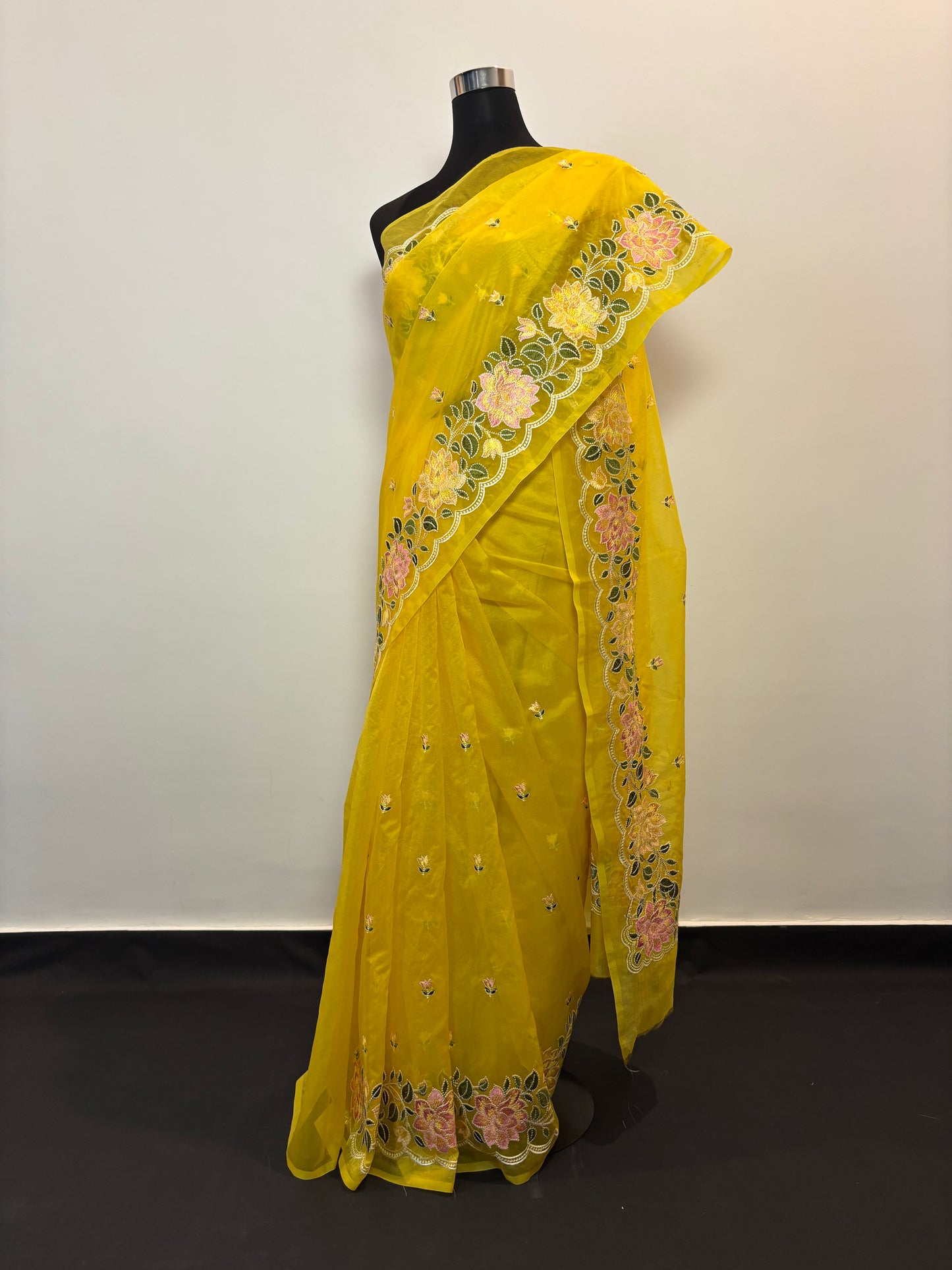 Blush Elegance in Organza