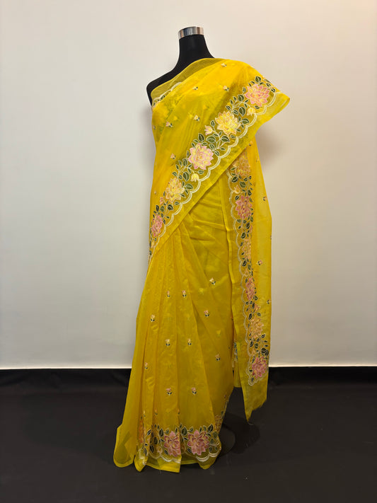 Blush Elegance in Organza